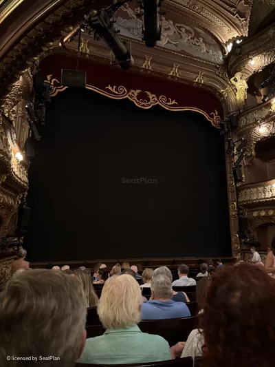 Apollo Theatre Stalls N20 view from seat photo