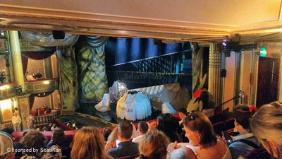 His Majesty's Theatre Royal Circle F4 view from seat photo