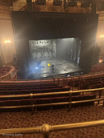 St James Theatre Mezzanine K11 view from seat photo