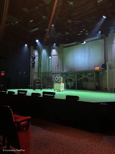 Lucille Lortel Theatre Orchestra C4 view from seat photo