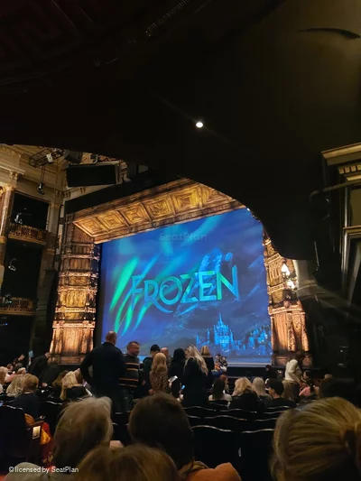 Theatre Royal Drury Lane Stalls O8 view from seat photo