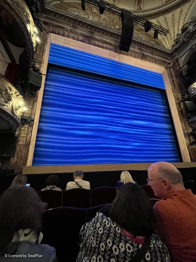 Novello Theatre Stalls F20 view from seat photo