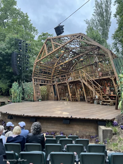Regent's Park Open Air Theatre Lower Left G4 view from seat photo