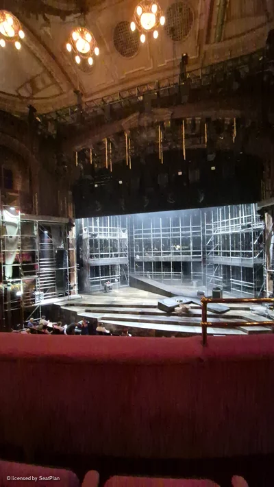 London Palladium Royal Circle B15 view from seat photo