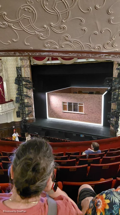 Richmond Theatre Dress Circle G1 view from seat photo