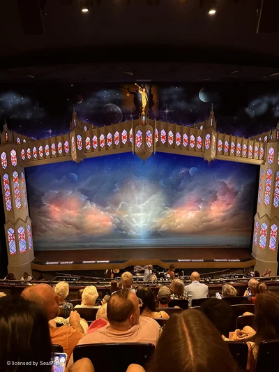 Prince of Wales Theatre Circle F24 view from seat photo