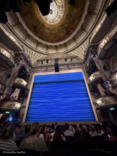 Novello Theatre Stalls L10 view from seat photo