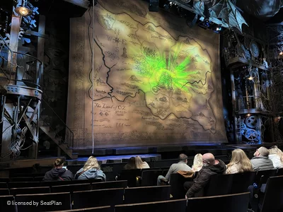 Gershwin Theatre Orchestra D7 view from seat photo