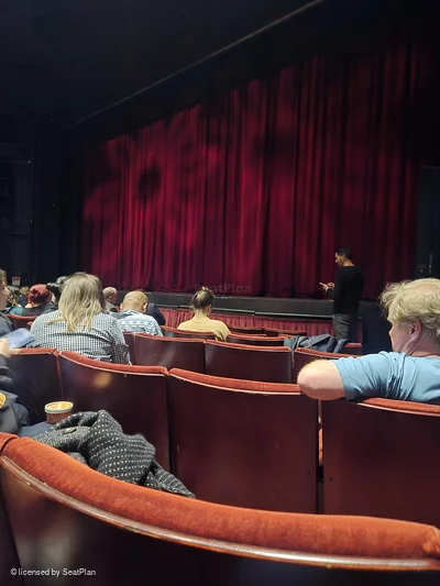 Peacock Theatre Stalls F2 view from seat photo