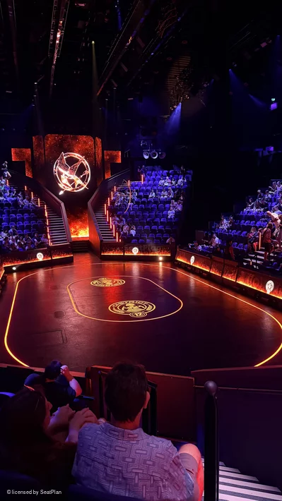 Troubadour Canary Wharf Theatre District 2 F94 view from seat photo