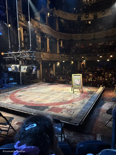 Tom Stoppard Theatre On Stage Seating C21 view from seat photo