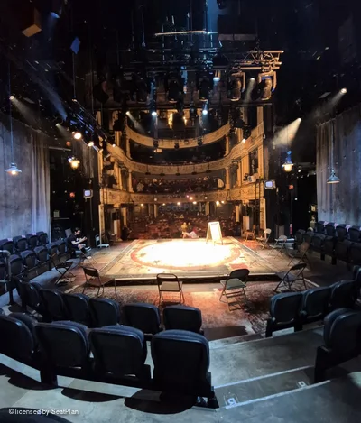 Tom Stoppard Theatre On Stage Seating D16 view from seat photo