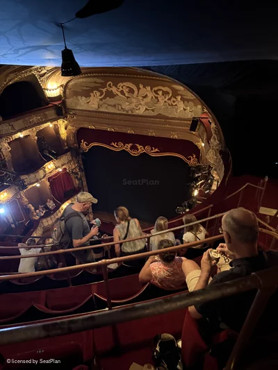 Apollo Theatre Balcony E3 view from seat photo