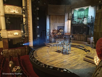 Lyric Theatre Dress Circle BoxI3 view from seat photo