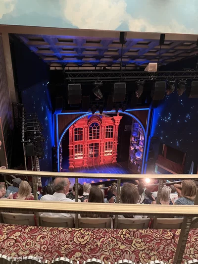 Savoy Theatre Upper Circle G27 view from seat photo