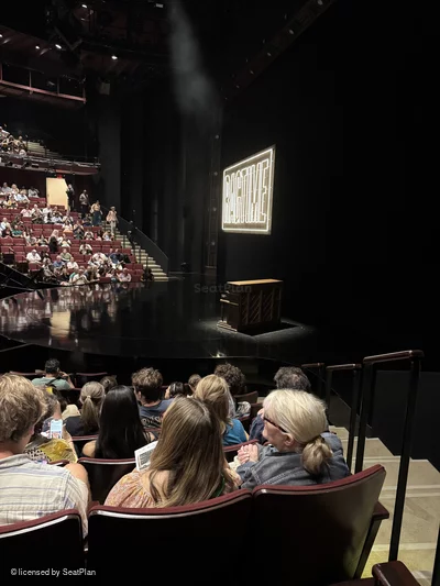 Vivian Beaumont Theater Orchestra K513 view from seat photo