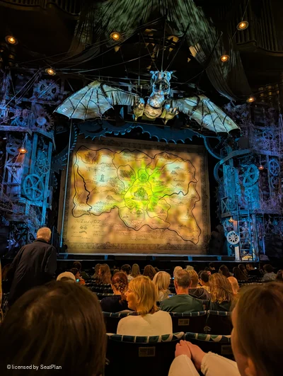 Apollo Victoria Theatre Stalls N31 view from seat photo