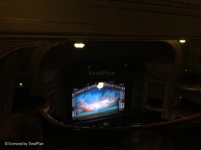 Edinburgh Playhouse Balcony Q50 view from seat photo