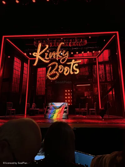 Palace Theatre Stalls BB22 view from seat photo