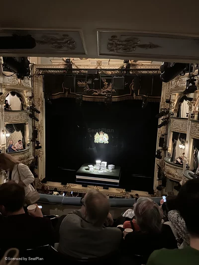 Wyndham's Theatre Royal Circle F12 view from seat photo