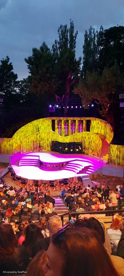 Regent's Park Open Air Theatre Upper Left T33 view from seat photo