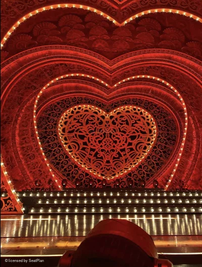 Al Hirschfeld Theatre Can Can! Table Seating Left C1 view from seat photo
