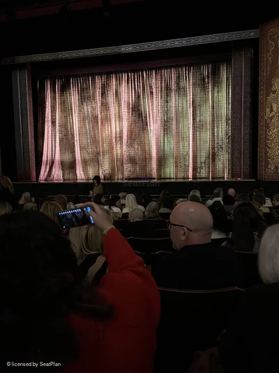 Dominion Theatre Stalls K19 view from seat photo