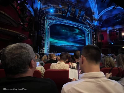 Broadway Theatre Orchestra O18 view from seat photo