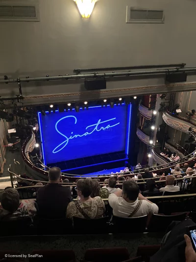 Aldwych Theatre Grand Circle K24 view from seat photo