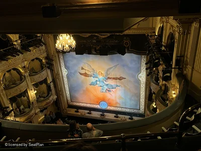 Wyndham's Theatre Grand Circle F6 view from seat photo