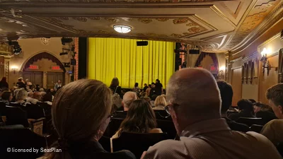 Golden Theatre Orchestra S8 view from seat photo