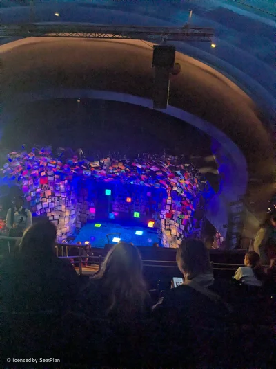 Cambridge Theatre Upper Circle L11 view from seat photo