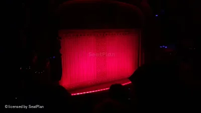New Amsterdam Theatre Mezzanine HH21 view from seat photo