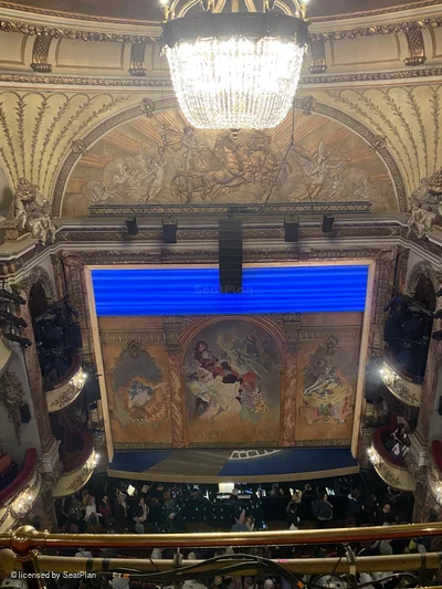 Novello Theatre Balcony B14 view from seat photo