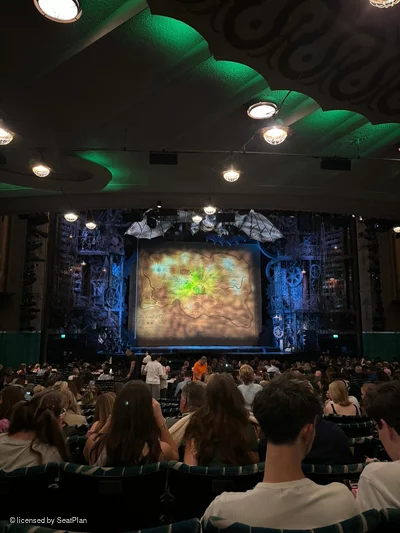 Apollo Victoria Theatre Stalls ZB33 view from seat photo