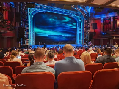 Broadway Theatre Orchestra S14 view from seat photo