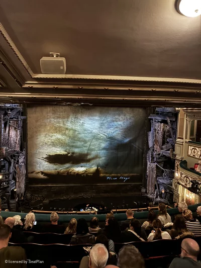 Sondheim Theatre Dress Circle G13 view from seat photo