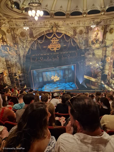London Coliseum Balcony J42 view from seat photo
