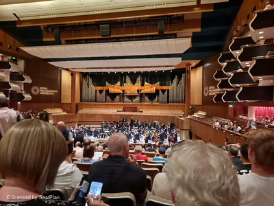 Royal Festival Hall Rear Stalls HH10 view from seat photo