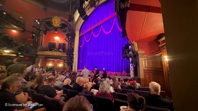 Lyceum Theatre Orchestra J18 view from seat photo