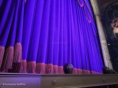 Lyceum Theatre Orchestra A5 view from seat photo