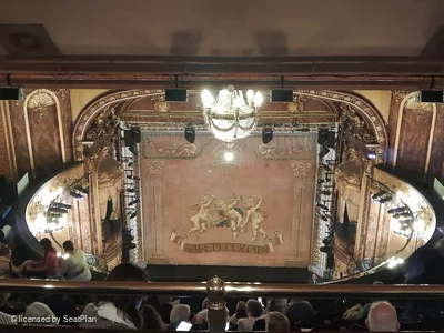 Theatre Royal Haymarket Gallery B8 view from seat photo