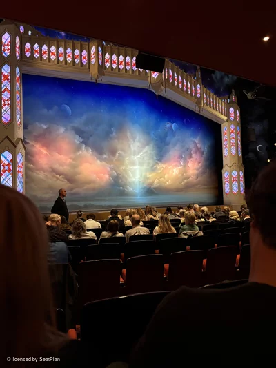 Prince of Wales Theatre Stalls L40 view from seat photo