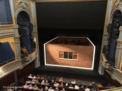 Harold Pinter Theatre Royal Circle A7 view from seat photo