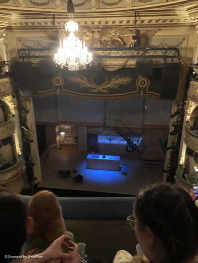 Wyndham's Theatre Grand Circle C12 view from seat photo