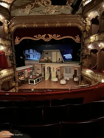 Apollo Theatre Dress Circle D15 view from seat photo