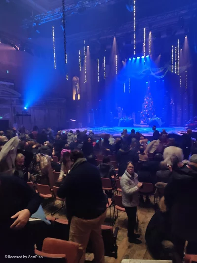Alexandra Palace Theatre Stalls P6 view from seat photo