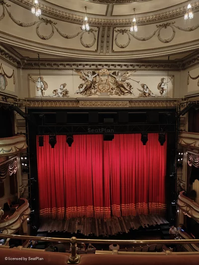 Noel Coward Theatre Grand Circle B17 view from seat photo