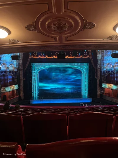London Coliseum Dress Circle H34 view from seat photo