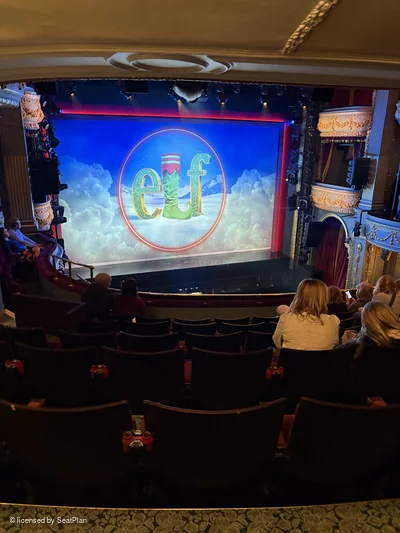 Aldwych Theatre Dress Circle G25 view from seat photo